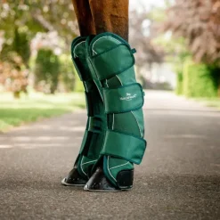Horseware - Guêtres de transport Signature hunter green (x4)