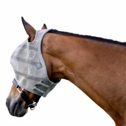 Horseware - Masque anti-mouches sans oreilles Newmarket witney charcoal