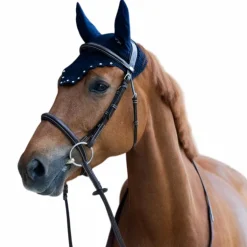 Jump'In - Bonnet pour chevaux Balthazar marine/ diamant