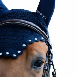 Jump'In - Bonnet pour chevaux Balthazar marine/ diamant