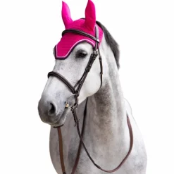 Jump'In - Bonnet pour chevaux Balthazar fuschia/ marine