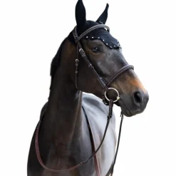 Jump'In - Bonnet pour chevaux Balthazar noir/ diamant