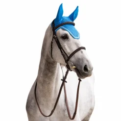 Jump'In - Bonnet pour chevaux Balthazar bleu royal/ lurex