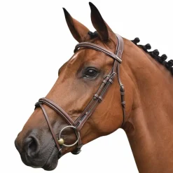 Jump'In - Bridon One Paris avec rênes Noisette