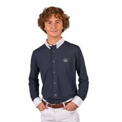 Jump'In - Chemise de concours manches longues homme Félix marine