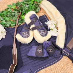 Jump'In - Collier de chasse élastique + martingale One Noisette