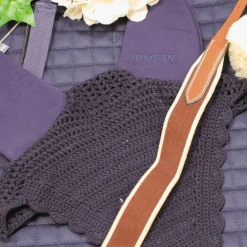 Jump'In - Collier de chasse élastique + martingale One Noisette