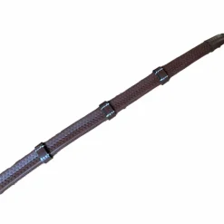 Jump'In - Rênes en caoutchouc avec arrêtoirs 1/2 collection One havane