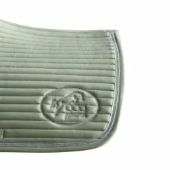 Jump'In - Tapis de selle Balthazar vert sauge/ lurex