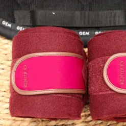 Kentucky Horsewear - Bandes de polo Bordeaux (x4)