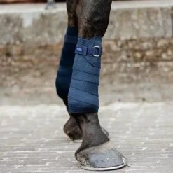 Kentucky Horsewear - Bandes de polo élastiques marine (x2)