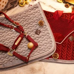 Kentucky Horsewear - Bonnet Wellington velvet bordeaux