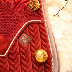 Kentucky Horsewear - Bonnet Wellington velvet bordeaux