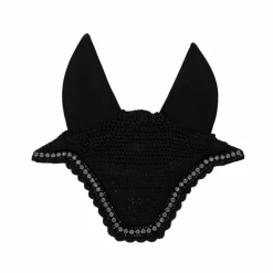 Kentucky Horsewear - Bonnet anti-mouche Wellington big stone & pearl anti-bruit noir