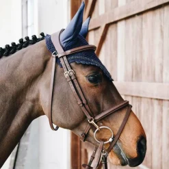 Kentucky Horsewear - Bonnet long Stone & Pearl marine