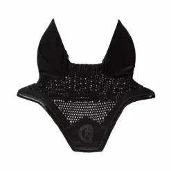 Kentucky Horsewear - Bonnet pour chevaux anti-bruits Wellington Sparkling noir