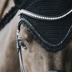 Kentucky Horsewear - Bonnet Long stone & Pearl anti-bruits noir