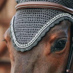 Kentucky Horsewear - Bonnet long Stone & Pearl gris