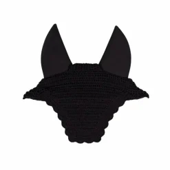 Kentucky Horsewear - Bonnet pour chevaux anti-mouche Wellington Wave noir