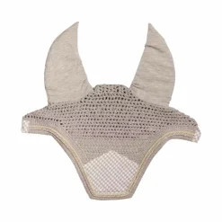 Kentucky Horsewear - Bonnet pour chevaux Wellington Velvet Printing pied de poule gris/ blanc