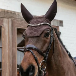 Kentucky Horsewear - Bonnet Wellington anti-bruit marron