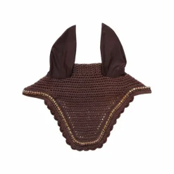 Kentucky Horsewear - Bonnet anti-bruit Wellington Stone & Pearl marron