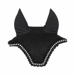 Kentucky Horsewear - Bonnet anti-mouche Wellington big stone & pearl noir