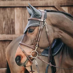 Kentucky Horsewear - Bonnet Long stone & Pearl anti-bruits gris