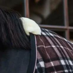 Kentucky Horsewear - Chemise séchante Fleece Heavy carreaux brun