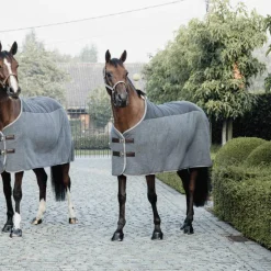 Kentucky Horsewear - Chemise séchante Fleece Heavy gris