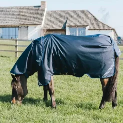 Kentucky Horsewear - Couverture d'extérieur Turnout Rug All Weather waterproof comfort marine 400g