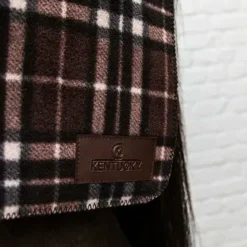 Kentucky Horsewear - Couverture Séchante carré heavy carreaux brun