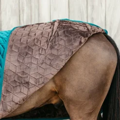 Kentucky Horsewear - Couverture de présentation velvet émeraude 160g