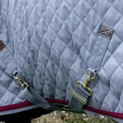 Kentucky Horsewear - Couverture de présentation Corde Tressée denim/ bordeaux