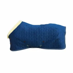 Kentucky Horsewear - Couverture de présentation velvet bleu marine 160g