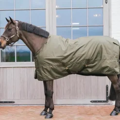 Kentucky Horsewear - Couverture d'extérieur All Weather waterproof Pro kaki 160g