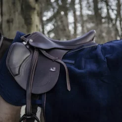 Kentucky Horsewear - Couvre reins carré Heavy Fleece marine 0g