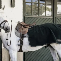 Kentucky Horsewear - Couvre reins carré Heavy Fleece vert 0g