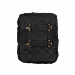 Kentucky Horsewear - Extension de poitrail matelassé mouton vegan 2 boucles noir