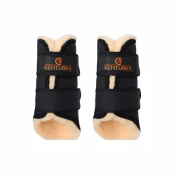 Kentucky Horsewear - Guêtres cheval Solimbra postérieurs noir x2