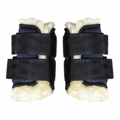 Kentucky Horsewear - Guêtres mouton antérieurs motif cheval Sammy Collection noir