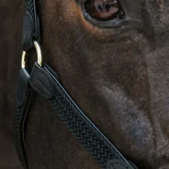 Kentucky Horsewear - Licol cheval nylon tressé noir