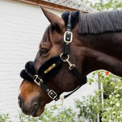 Kentucky Horsewear - Licol nylon mouton soft noir