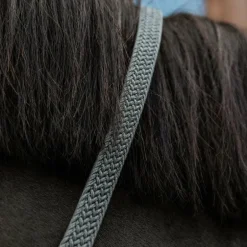 Kentucky Horsewear - Longe nylon tressé gris 2 m