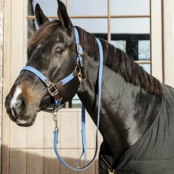 Kentucky Horsewear - Longe de nylon tressé bleu clair