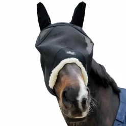 Kentucky Horsewear - Masque anti-mouches Friendly avec oreilles noir