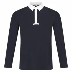 Kentucky Horsewear - Polo de concours manches longues homme Classic marine