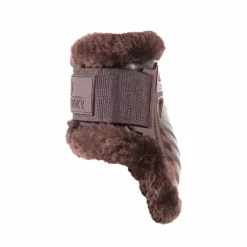 Kentucky Horsewear - Protège-boulets jeunes chevaux mouton vegan marron mouton marron