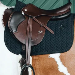 Kentucky Horsewear - Tapis de selle Fishbone noir