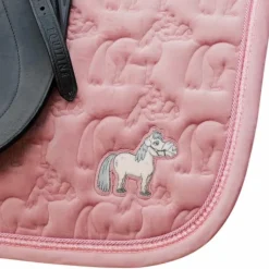 Kentucky Horsewear - Tapis de dressage Sammy glitter pearls vieux rose